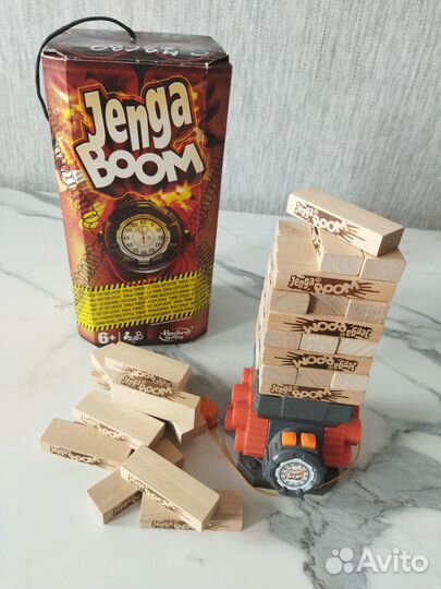 Настольная игра Jenga падающая башня, б/у