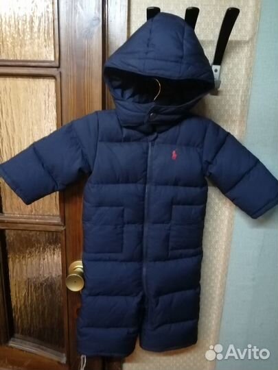 Комбинезон-пуховик polo ralph lauren от 0до 18 мес