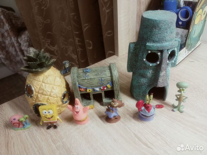 Декорации в аквариум