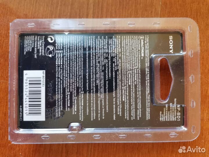 Аккумулятор для фотоаппарата sony