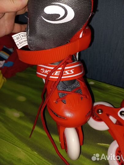 Роликовые коньки детские размер 27-30