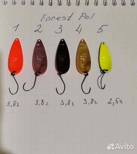 Форелевые блесна