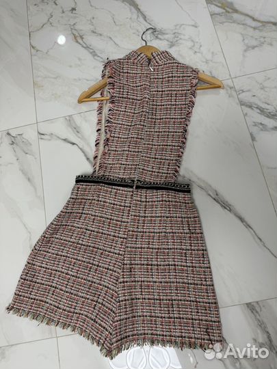 Твидовый комбинезон zara