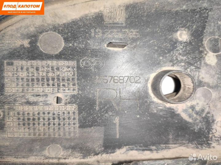 Рамка фары противотуманной правая Opel Astra