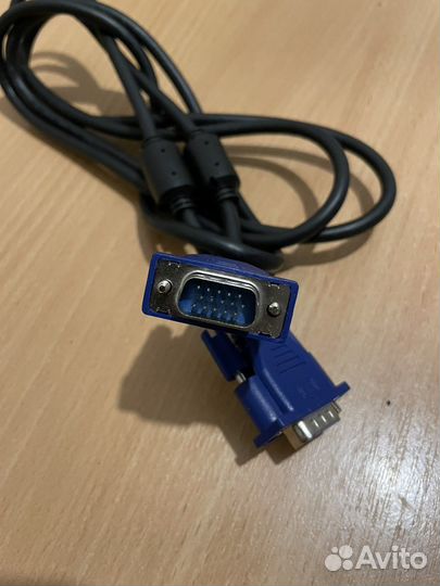 Кабель для компьютера vga-vga. Новый
