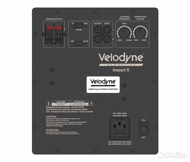 Активный сабвуфер Velodyne Impact X 12 black