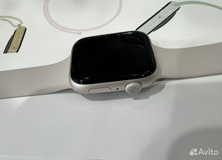 Часы apple watch 9 45 mm на гарантии