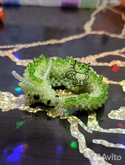 Дракон из бисера