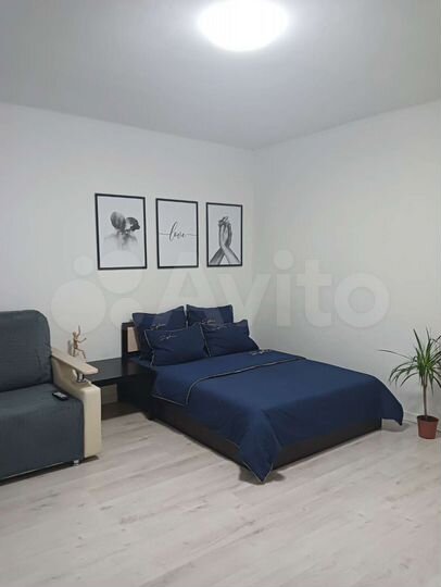 1-к. квартира, 33 м², 2 кровати