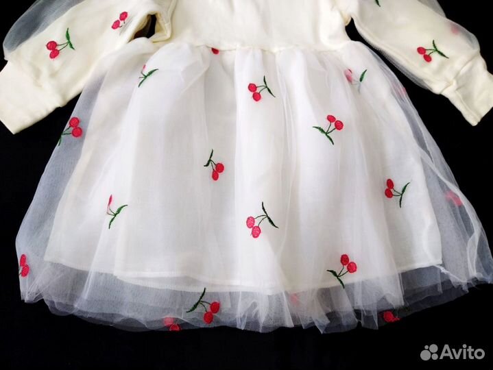 Новое нарядное платье для девочки 86 - 98