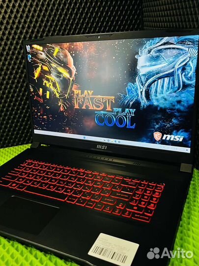Игровой ноутбук MSI i7-11800h/RTX-3060