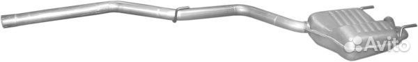 Глушитель задняя часть