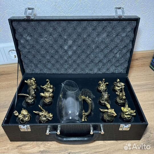 Подарочный набор рюмки-перевертыши новые