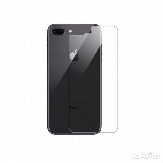 Защитное стекло для iPhone 8 Plus прозрачное (задн