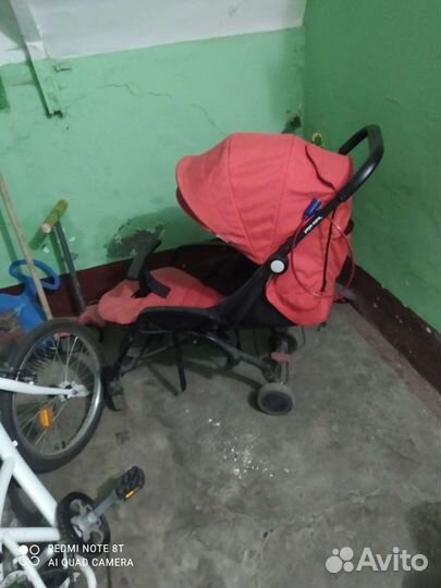 Прогулочная коляска трость бу