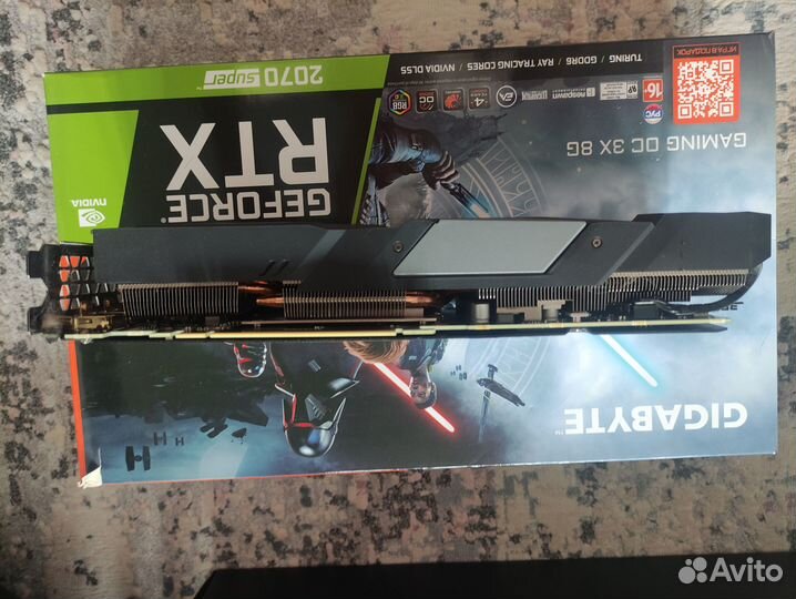 Продам видеокарту gigabyte RTX 2070 super
