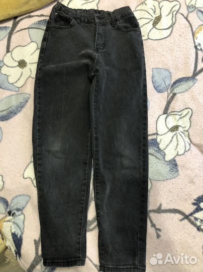Джинсы для девочки 134 140