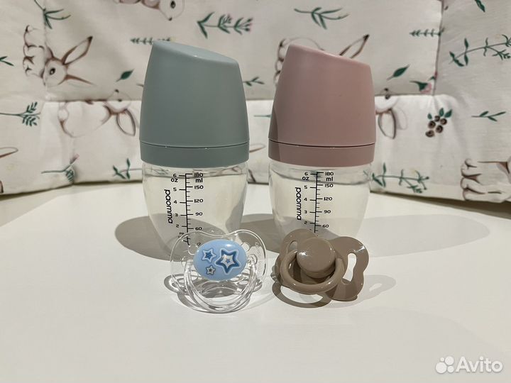 Бутылочка Paomma mom effect 180 мл 2шт