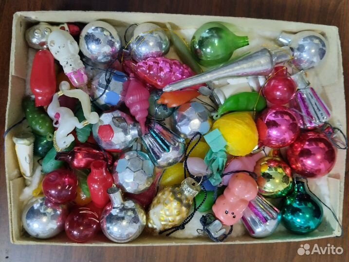 Елочные игрушки СССР набор малютка