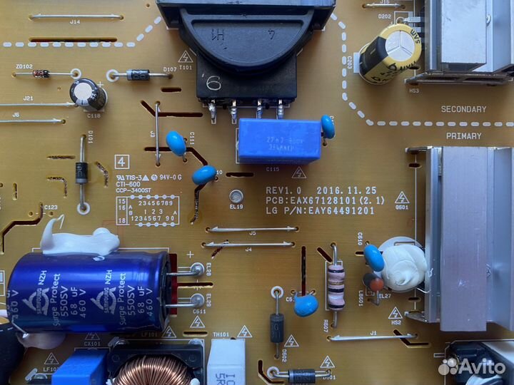 Блок питания EAX67128101 (2.1) REV2.1