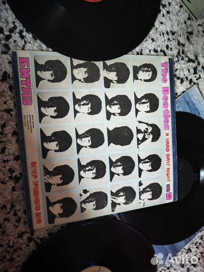 The beatles a hard day s night пластинка