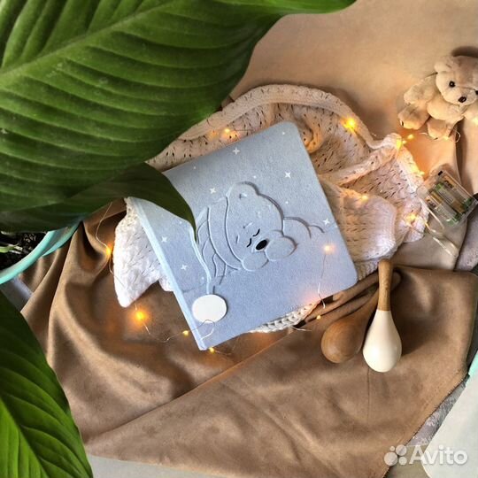 Альбом на первый годик Фотоальбом ручной работы