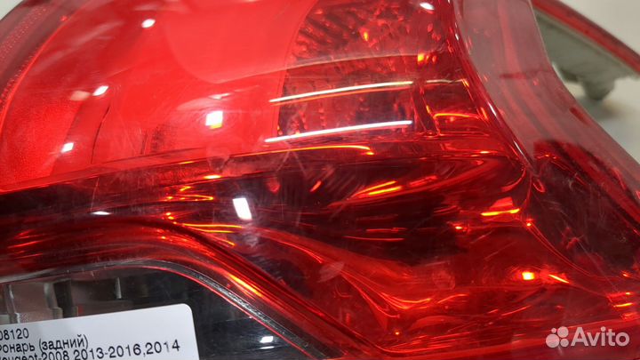 Фонарь (задний) правый Peugeot 2008, 2014