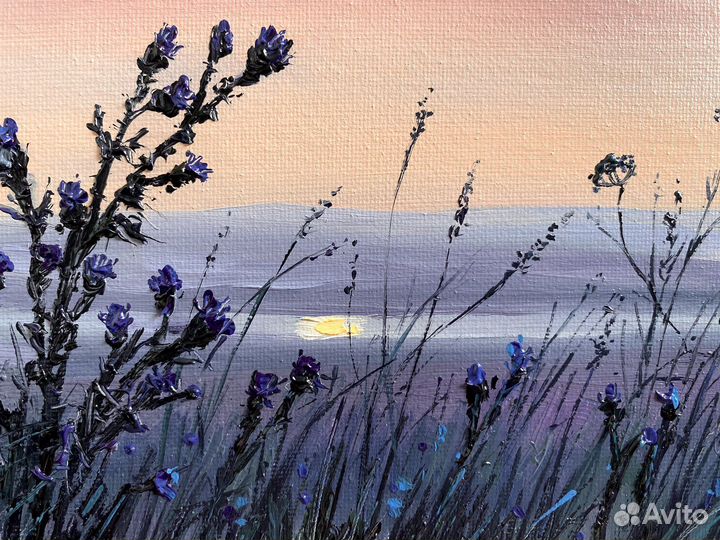 Картина маслом 30 на 40, Светлая ночь