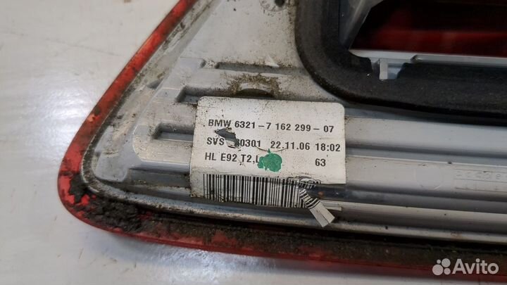 Фонарь крышки багажника BMW 3 E90, E91, E92, E93, 2006