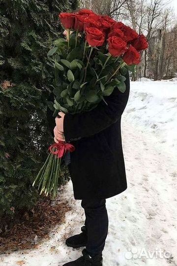 Высокие розы Букеты с доставкой