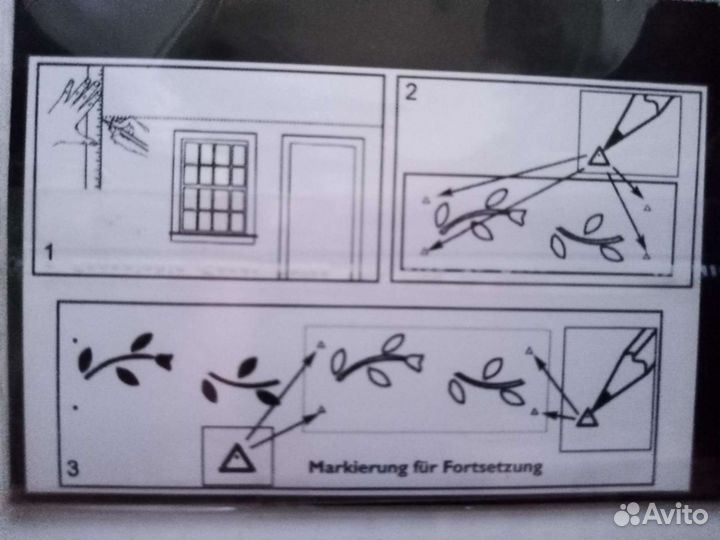 Трафарет декор