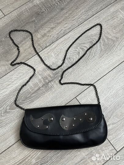 Кожаный клатч Fabi