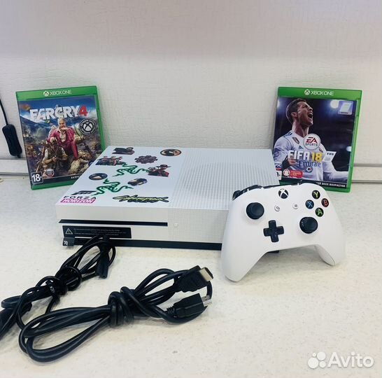 Xbox one s 1tb с играми