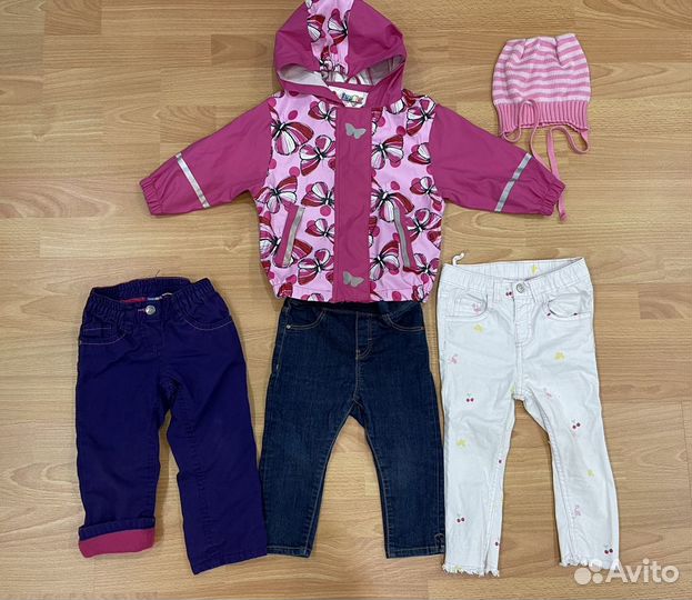 Вещи пакетом на девочку 80-86