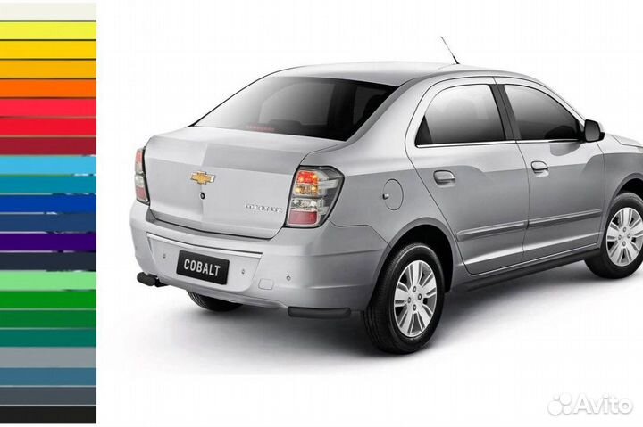 Бампер задний в цвет Chevrolet Cobalt / Ravon R4