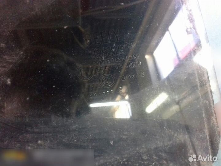 Стекло двери задней левой Geely emgrand 2008