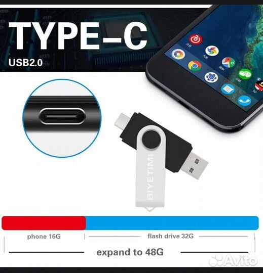 USB-флешка-накопитель suntrsi 32 гб новая