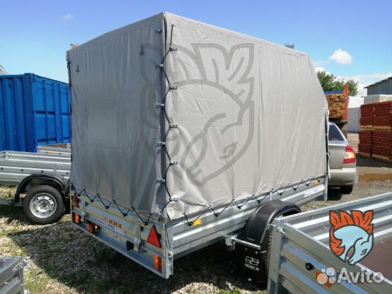 Прицеп для квадротехники с тентом аэро 150 см