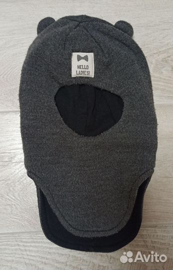 Шапка шлем и ушанки 6-10 лет