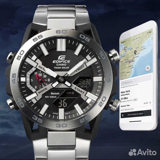 Casio Edifice ECB-2000D (Bluetooth,Tough Solar)