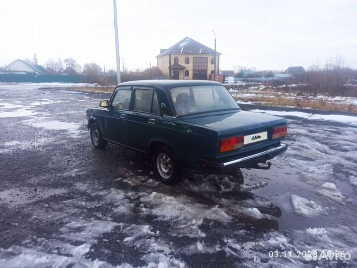 ВАЗ 2107 1.6 МТ, 2005, 165 000 км