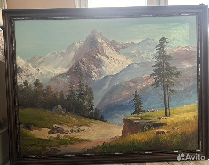 Картина маслом на холсте большая пейзаж