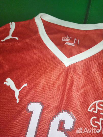 Игровая футболка сб Швейцарии с афтографом