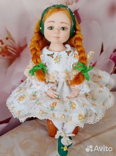 Кукла Маруся шарнирная текстильная