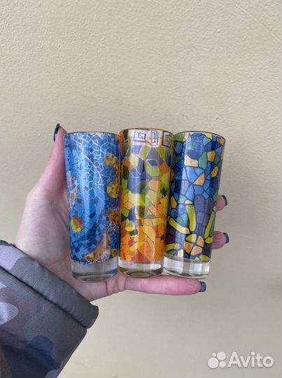 Рюмки цветные Испания