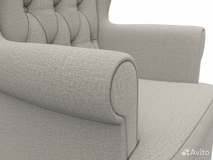 Кресло Торин Люкс, рогожка, амур бежевый. Москва