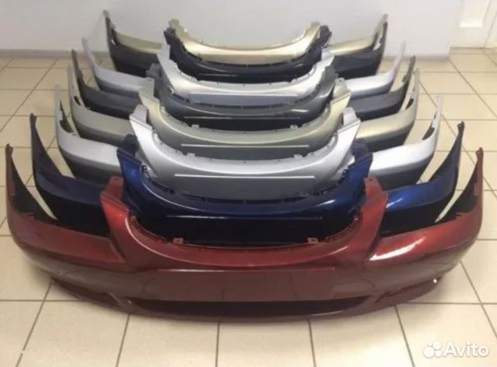 Бампер hyundai акцент все модели и цвета
