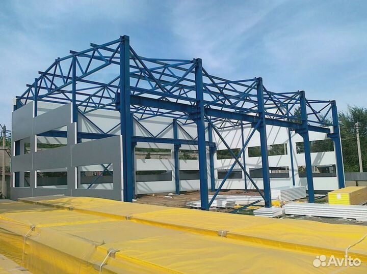 Металлические каркасы зданий и сооружений