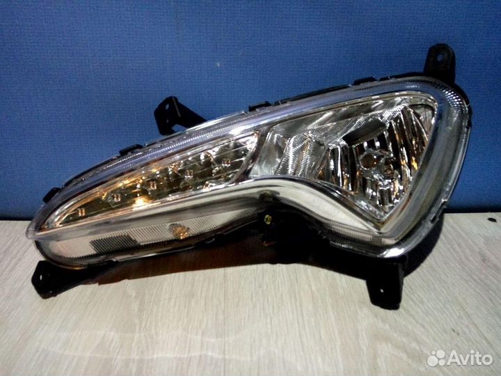 Фара противотуманная левая Hyundai Solaris диодная
