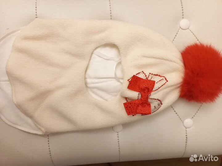 Шапка шлем котик 48-50